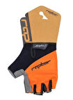 Raptor Cırtlı Eldiven Kısa Parmak Bisiklet Eldiveni MTB Yarım Parmak Eldiven L Beden Turuncu