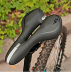 Sarissa Jel Rahat Yumuşak Konforlu Geniş Bisiklet Selesi Bisiklet Koltuğu Koltuk Siyah Jelli Sele