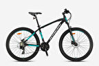 Kron XC 100 24 Jant Hidrolik Disk Alüminyum Kadro 21 Vites Çocuk Dağ Bisikleti Siyah Gri Turkuaz