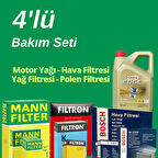 Filtron Chevrolet Aveo 1.2 Benzin Castrol Edge 4 LT Filtre Bakım Seti 2006-2012 3NP 4 Lü