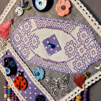 Uretti - ASLI 5776 - 1011 El Yapımı Otantik Nazar Boncuklu Duvar Süsü - Kelebek