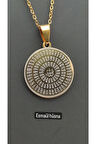 Esmaül-hüsna Hilye-i Şerif Gold Rengi Çelik Kolye