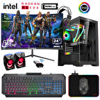 Xaser Xsr929 i5 6400 16GB Ram 512GB M.2 NVMe SSD 8GB RX580 23.8" 165Hz Curved  Oyuncu Bilgisayarı