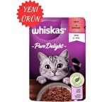 WHISKAS Pure Delight Sığırlı Poşet Yaş Mama 85GR X 28 Adet
