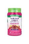 Hair Skin Nails Saç, Cilt ve Tırnaklar, Doğal Meyve, 2.500 mcg, 80 Tablet