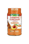 Turmeric Curcumin + Ginger, Natural Peach, 70 Vegan Gummies