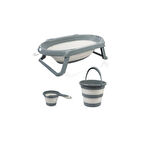 BabyJem Katlanır Banyo Küvet Seti 765 Antrasit