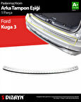 S-Dizayn Ford Kuga 3 Krom Arka Tampon Eşiği 2020 Üzeri