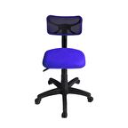 Türksit 812 File Öğrenci Kolçaksız Çalışma Sandalyesi Mavi