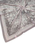 Valino Bulut Desenli Şifon Eşarp – 90x90 cm