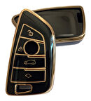 Bmw F G Serisi Fem Smart Anahtar Kumanda Kılıfı Oto Anahtarlık Siyah Gold