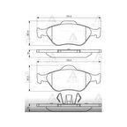 FREN BALATA FIESTA  96-08 ÖN