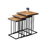 Elit C Zigon Sehpa 3'lü Metal Ayak