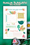 Günlük Planlayıcı Hatırlatıcı | Daily Planner Note, Haftalık Ajanda, Aylık Defter | A5 50Syf 15*21cm