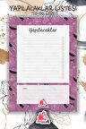 Yapılacaklar Listesi Planlayıcı | To Do List Planner, Günlük Hedef, Aylık Defter | A5 50Syf 