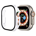Polham 49MM Apple Watch Ultra Full Koruma Zırhlı Kılıf, Ekran Koruyuculu Apple Watch Ultra Kılıf