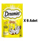 Dreamies With Cheese Peynirli Kedi Ödülü 60 Gr 6'lı