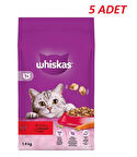 Whiskas Biftekli Kuru Kedi Maması 1,4 Kg*5 Adet