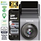 360+ G300H Pro 2K QHD ADAS Wifi + GPS 140° Geniş Açı Gece Görüşlü Akıllı Araç İçi Kamera