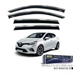 Renault Clio 5 Niken Kromlu Cam Rüzgarlığı 4lü Set 2020 ve Üstü