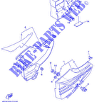-Yamaha Ybr 125 Sol Yan Kapak Çıkartma 3 Smx