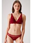 Pierre Cardin Dolgulu Bralet Sütyen Takım Bordo