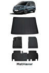 Citroen Berlingo 2026 Model 5D Premium Ekstra Havuzlu Paspas Ve Bagaj Havuzu Set