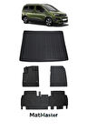 Peugeot Rifter 2024 Model 5D Premium ELstra Havuzlu Paspas Ve Bagaj Havuzu Set