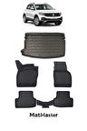 Volkswagen T-Cross 2025 Model 5D Premium Ekstra Havuzlu Paspas Ve Bagaj Havuzu Set