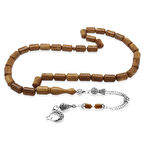 Kararmaz Metal Püsküllü Deve Kemiği Kombinli Kapsül Kesim Kuka Tesbih