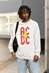 AC DC Rock Metal Müzik Grubu Baskılı Unisex Oversize Sweatshirt