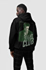 Fight Club Tyler Durden Baskılı Unisex Oversize Film Karakteri Hoodie
