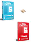 5. Sınıf Benim Soru Bankam Matematik ve Türkçe + Telefon Standı