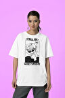 Call Me Gojo Sensei Baskılı Unisex Tişört, Oversize Anime Karakteri Tişört
