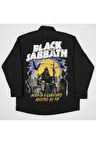 Black Sabbath Müzik Grubu Baskılı Unisex Rock Metal Cepli Gömlek