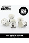 6 Oz Karton Bardak - 100 Adet