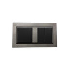 Asyagrup Ovivo Quantum Bakır İkili Set Anahtar Komütatör - Çerçeve Dahil