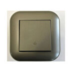 Asyagrup Ovivo Loft Antrasit Light Zil Anahtarı Çerçeve Dahil