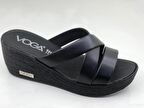VOGA 2003 SİYAH DOLGU TABAN COMFORT CASUAL Kadın TERLİK