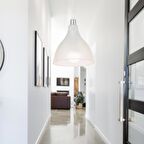 Solid Mika Tekli Tavan Sarkıt Avize Şeffaf Buzlu Mutfak Hol Cafe İşletme