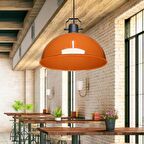 Kugel Turuncu Metal Sarkıt Mutfak Avize Ofis Hol Cafe Tavan Aydınlatma