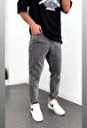 Erkek Boyfiend Gri Kot Pantolon