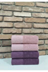 Heritage 4'lü Havlu Mürdüm-pembe