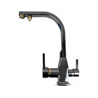 SU ARITMA CİHAZI İÇİN 3 YOLLUK FÜME MUSLUK