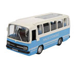 Oyuncak Işıklı Sesli 1/36 Çek Bırak Mavi Halk Otobüsü