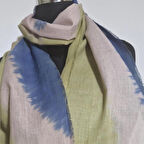 İnce Pamuklu Fular , Batik boyalı ,  Hediyelik Şık Fular, El Yapımı, Moli Tasarım