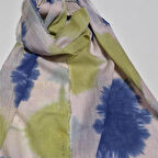 Pamuklu Fular , Batik Boyalı , Hediyelik Şık Fular, El Yapımı, Moli tasarım