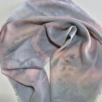 Kare Pamuklu Bandana, El Boyaması Batik Bandana, El Yapımı, Hediyelik, Moli Tasarım