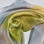 Kare Pamuklu Bandana, El Boyaması Batik Bandana, El Yapımı, Hediyelik, Moli Tasarım