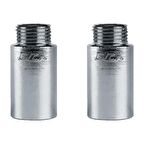 2 Adet ECA 1/2  5cm Uzatma Krom (Musluk Uzatma) 102134020 Pirinç E.C.A